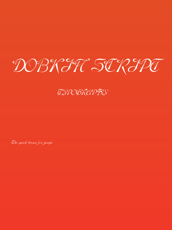 Dobkin Script Poster