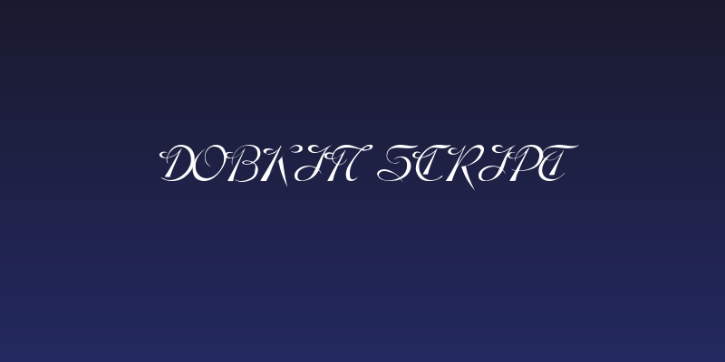 Dobkin Script Social Header
