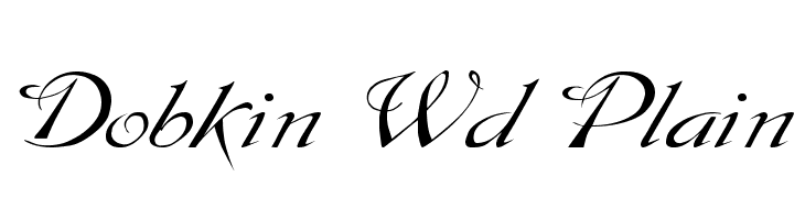 Dobkin Wd Plain Font