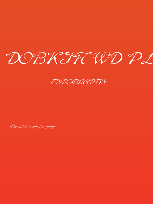 Dobkin Wd Plain Poster