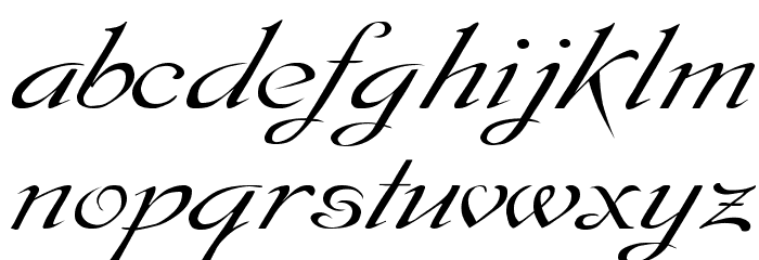 Dobkin Wd Plain Font LOWERCASE