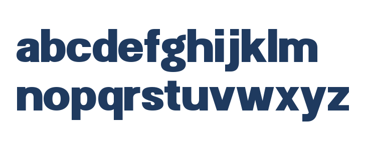 Doboto Black Lowercase