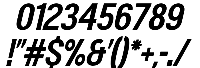 Doboto Bold Italic Font OTHER CHARS