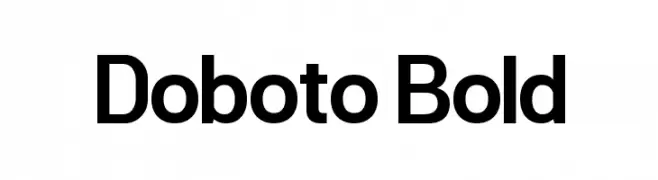Doboto Bold  Free Fonts Download