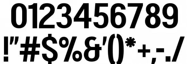 Doboto Bold Font OTHER CHARS