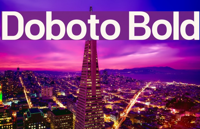 Doboto Bold Example 3