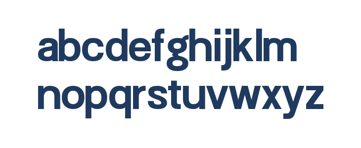 Doboto Bold Lowercase
