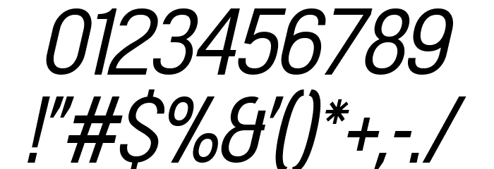 Doboto Italic Font OTHER CHARS