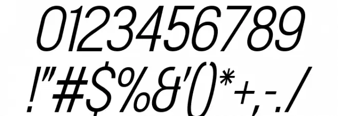 Doboto Light Italic Font OTHER CHARS