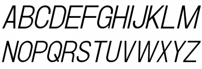 Doboto Light Italic Polices MAJUSCULES