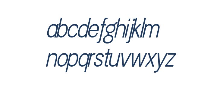 Doboto Light Italic Lowercase