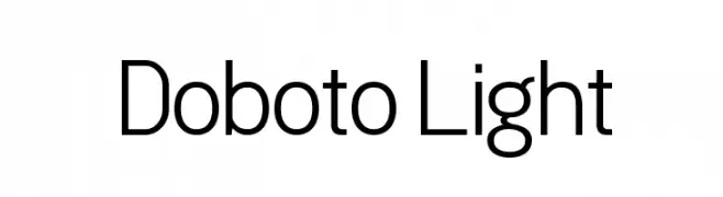Doboto Light  नि: शुल्क फ़ॉन्ट्स डाउनलोड