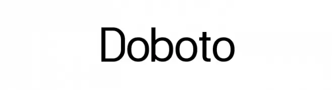 Doboto  Frei Schriftart Herunterladen