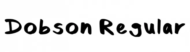 Dobson Regular  Frei Schriftart Herunterladen