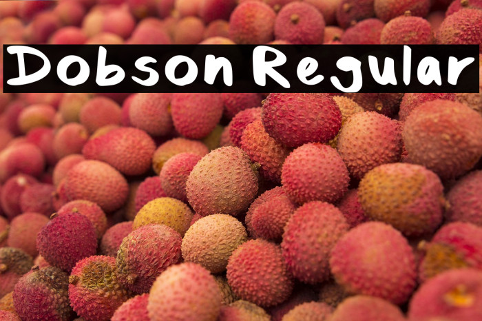 Dobson Regular Example 2