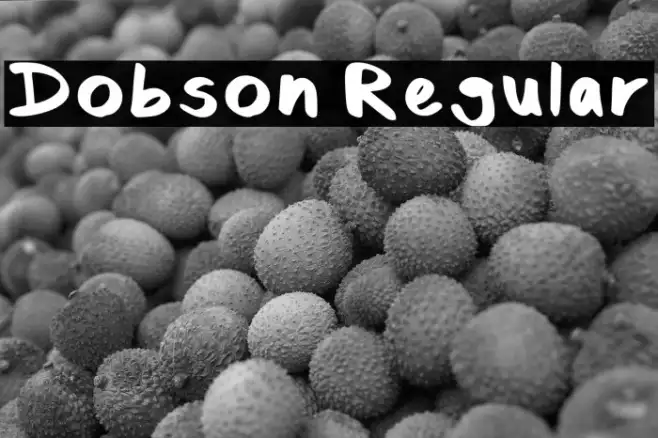Dobson Regular Example 2