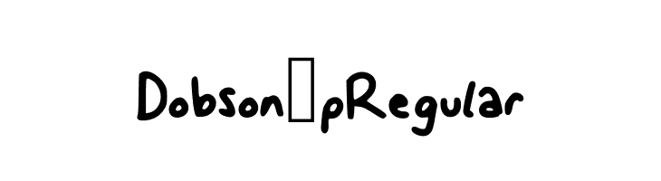 Dobson_p Regular  Frei Schriftart Herunterladen