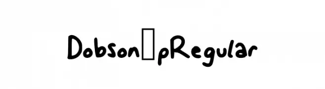 Dobson_p Regular  Fuentes Gratis Descargar