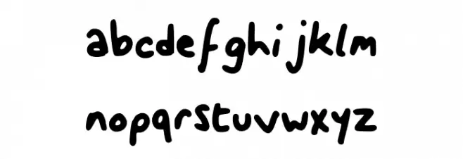 Dobson_p Regular Font LOWERCASE