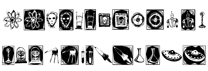 Doc Nimbus Bats Font LOWERCASE
