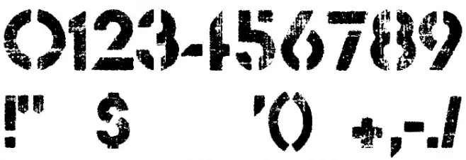 Dock 51 Font OTHER CHARS