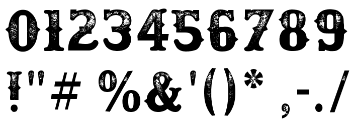 Docktrin Font OTHER CHARS