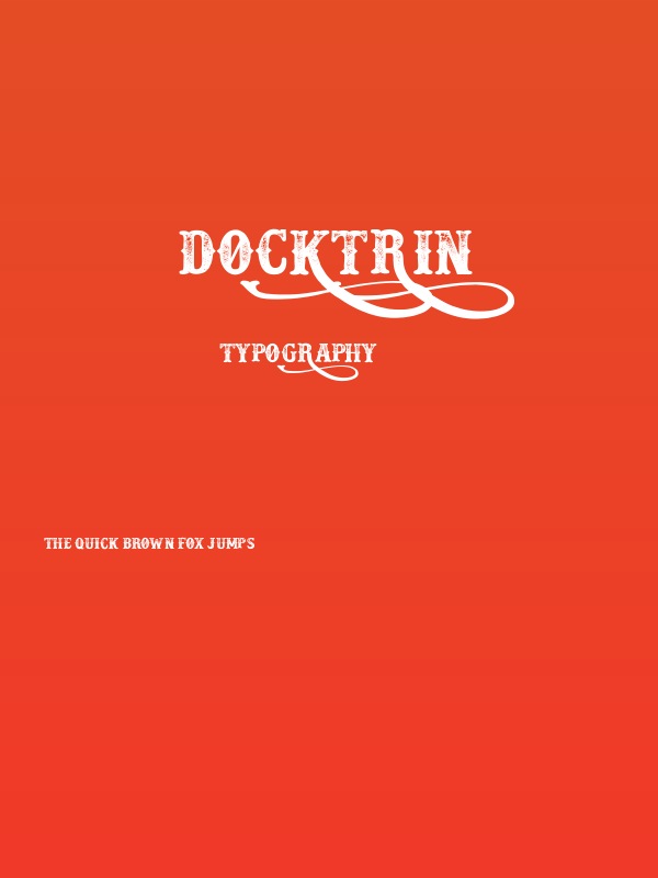 Docktrin Poster