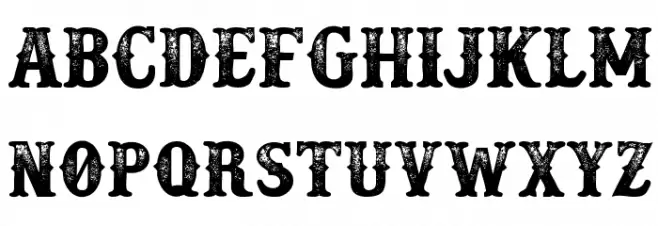 Docktrin Schriftart Kleinbuchstaben