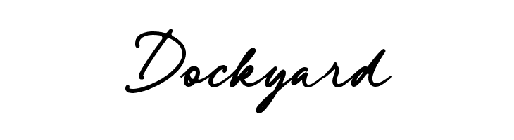 Dockyard Fonte