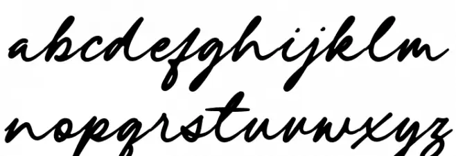 Dockyard Schriftart Kleinbuchstaben