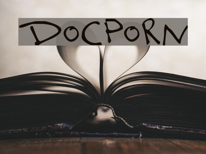 Docporn Font examples