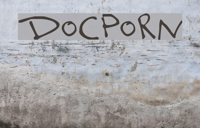 Docporn Font examples