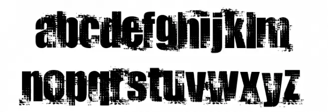 Docteur Atomic خط أحرف صغيرة