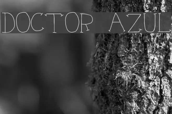 Doctor Azul Fonte examples