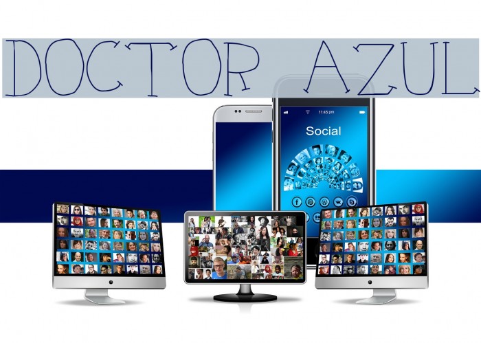 Doctor Azul Font examples