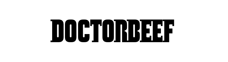 Doctor Beef  Descarca Fonturi Gratis