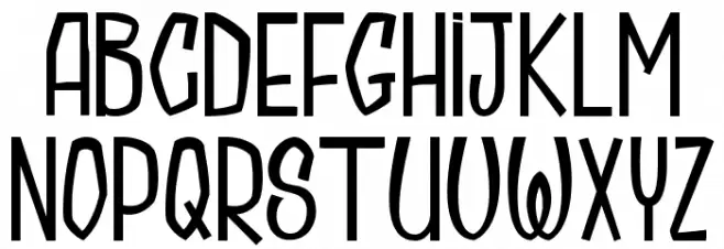 Doctor Cosmicucumber フォント 大文字