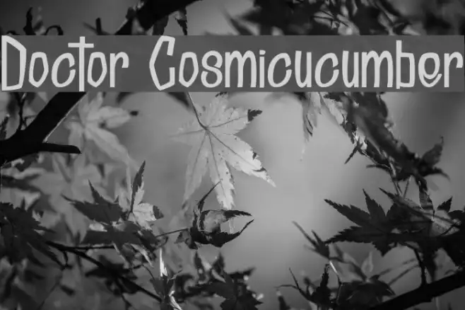 Doctor Cosmicucumber Example 3