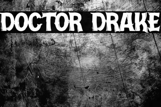 Doctor Drake Font examples