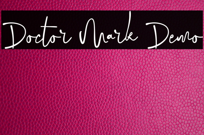 Doctor Mark Demo Example 3