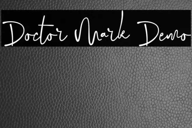 Doctor Mark Demo Example 3