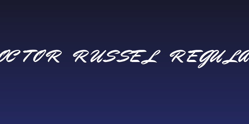 Doctor Russel Regular Social Header
