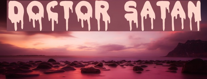 Doctor Satan Font examples