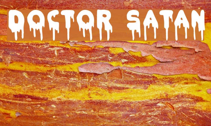 Doctor Satan Font examples