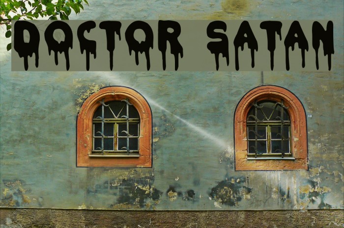 Doctor Satan Font examples