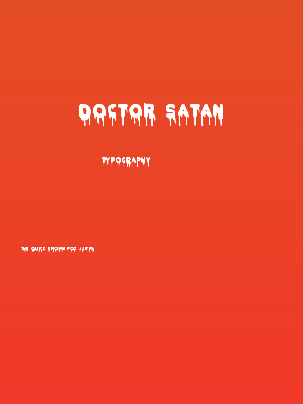 Doctor Satan Poster