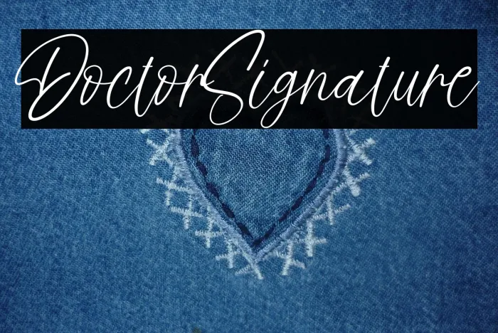 Doctor Signature Example 1