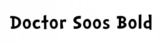 Doctor Soos Bold  Descarca Fonturi Gratis