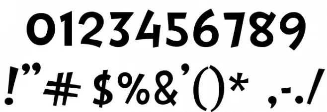 Doctor Soos Bold Font OTHER CHARS