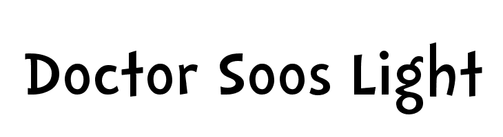 Doctor Soos Light  नि: शुल्क फ़ॉन्ट्स डाउनलोड